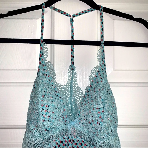 Victoria’s Secret Cotton Lace Blue Nightie Sz S - Picture 4 of 6